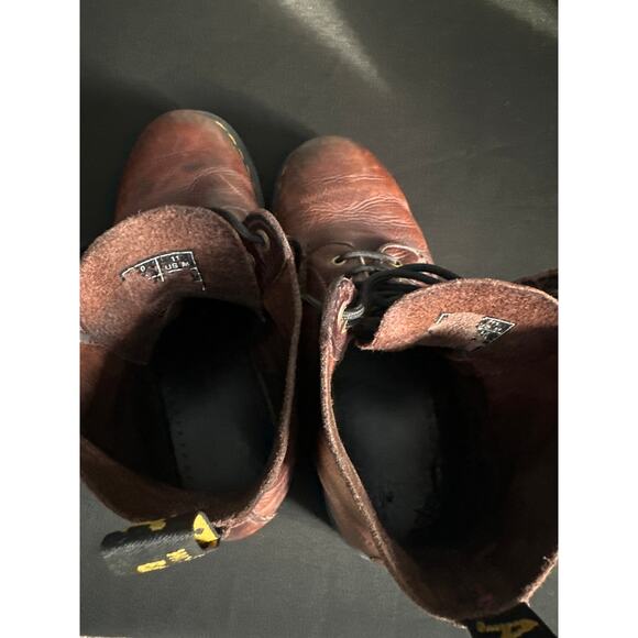 Dr. Martens Brown Leather Lace up 8 Eye Boots Mens Size 11 - Picture 10 of 10